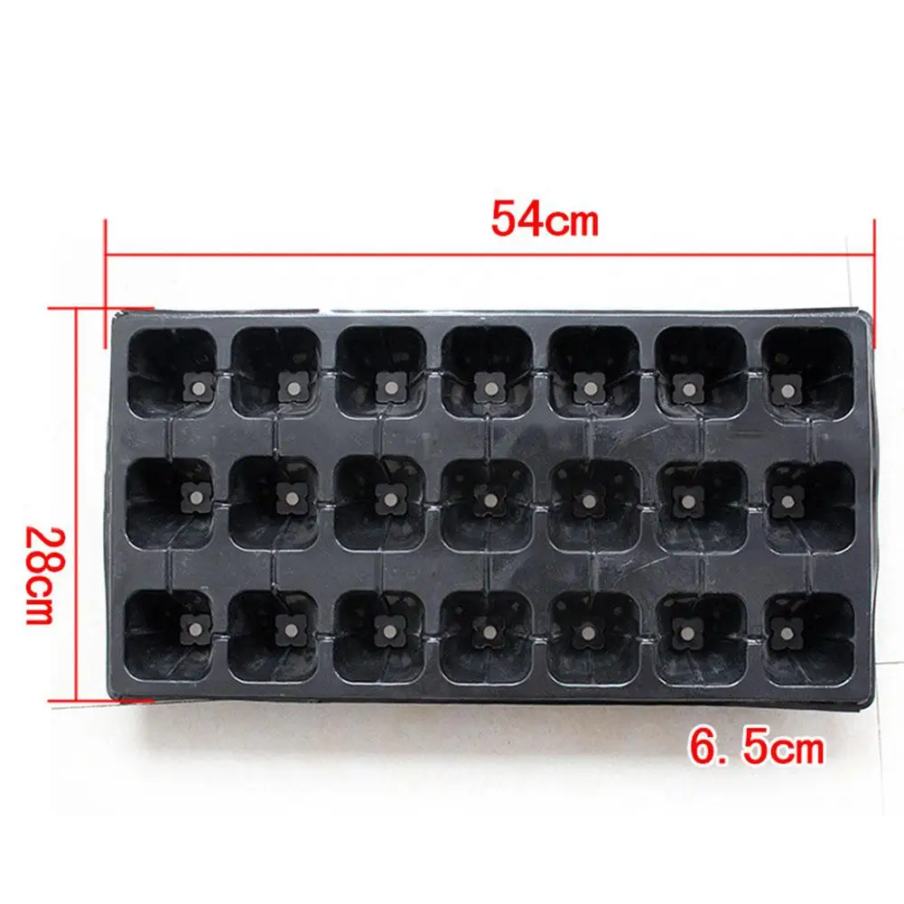 10Pcs Plastic Nursery Pots Planting Seed Tray Kit Plant Germination Box Garden Grow Box Gardening Supplies
