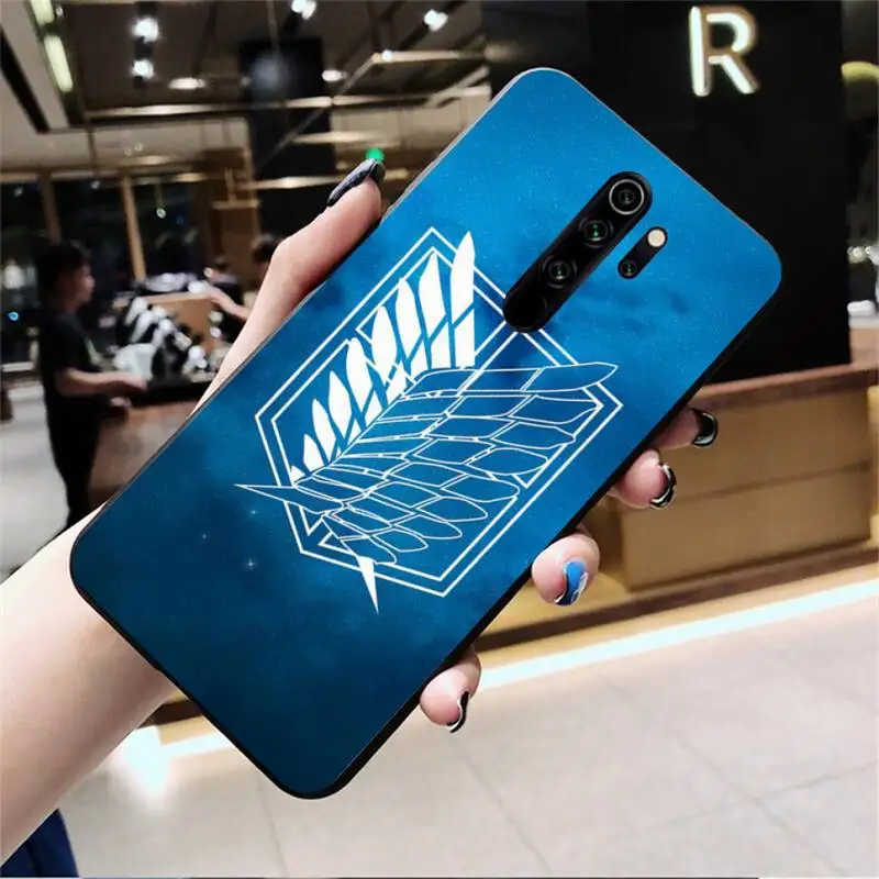 Аниме атака на Титанов Девушка Bling Cute чехол для телефона Redmi Note 8 8A 8T 7 6 6A 5 5A 4 4X 4A Go