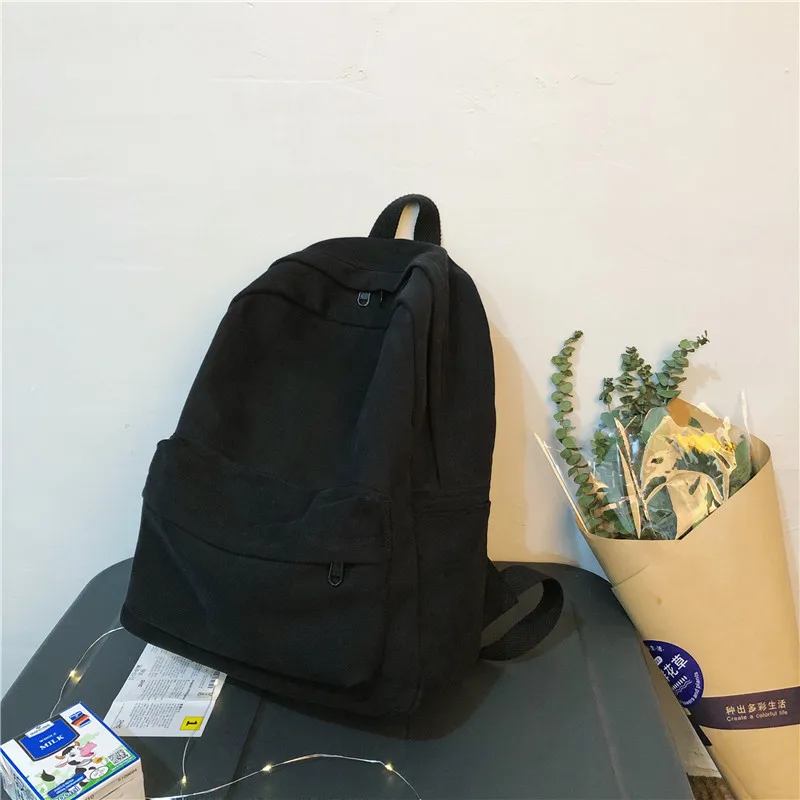 Kawaii Simple Korea Style Canvas Harajuku Backpack