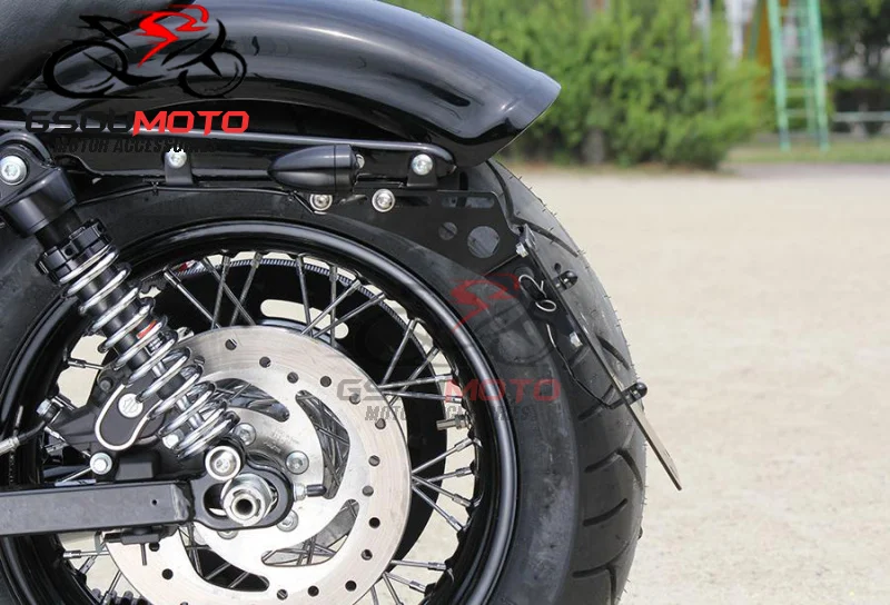 Задний светильник для мотоцикла с боковым креплением, кронштейн для номерного знака, светодиодный светильник для Harley Sportster Iron 883 XL883 XL 1200 72 48 2004