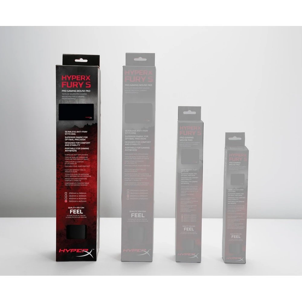 Игровой коврик для мыши HyperX FURY Pro S X-Large 900 x 420 x 4 mm, поверхность Speed, материал ткань, цвет: черный