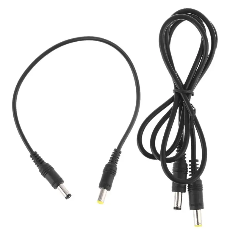 

Universal DC Power Plug 5.5 x 2.1mm Male To 5.5 x 2.5mm Male Adapter Extension Power Supply Cable For LED CCTV Camera Laptop