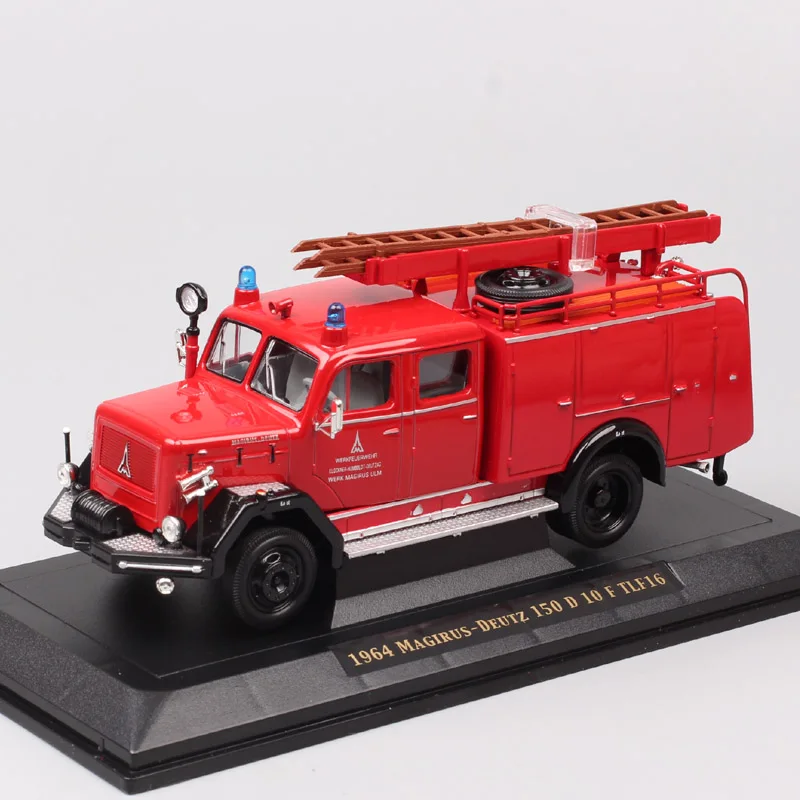1/43 Yat Ming классика Германия 1964 MAGIRUS-DEUTZ 150D 10F TLF-16 для малышей с изображением пожарной
