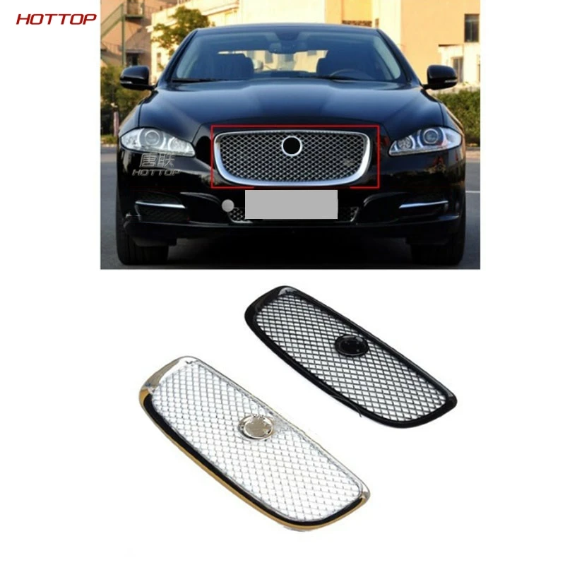 Передняя решетка верхней сетки гриль для Jaguar XJ 2010 2011 2012 2013 2014 2015 хром