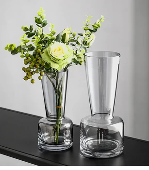 

Nordic Vase Hourglass Grey Simple Home Decor Living Room Decoration Flower Pot декор дома ваза декор горшок для цвето вазы