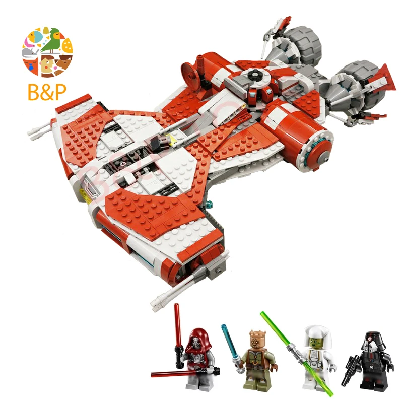 

05085 953pcs The Defender Cruiser Model Building Block Brick Toy For Children Gift compatible 75025