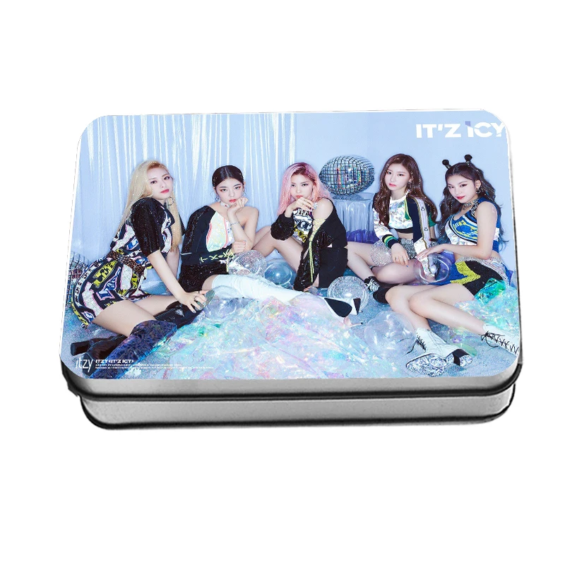 Новинка 40 шт./компл. JYP Новая Женская Группа ITZY Мини альбом IT'z ICY вокруг Lomo карты