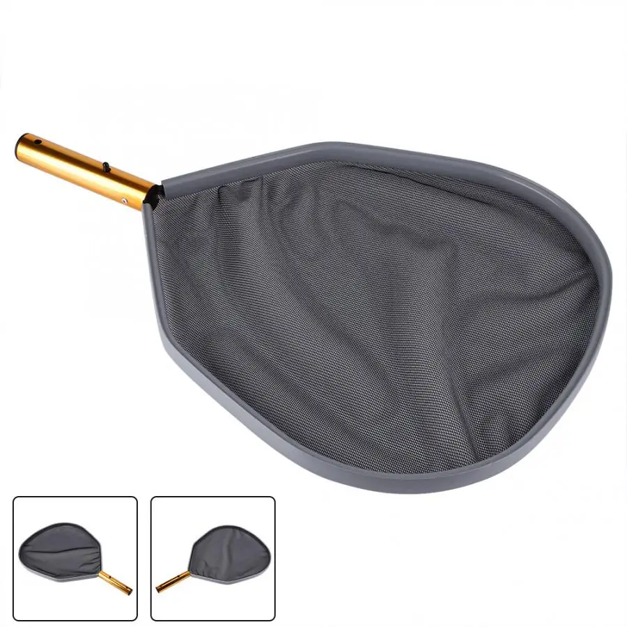 Durable Heavy Duty Swimming Pool Leaf Rake Fine Mesh Frame Net Fish Pond Skimmer Cleaner For Swimming Pool Equipment