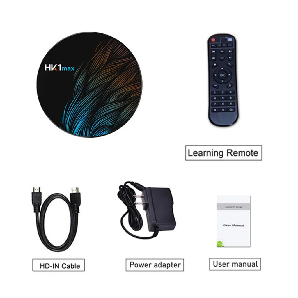 4K Smart TV BOX Android 9.0 HK1 MAX 4GB RAM 128GB ROM 64GB Media player HK1MAX Set TV top Box 2G/16G PK H96 Max 2019 New