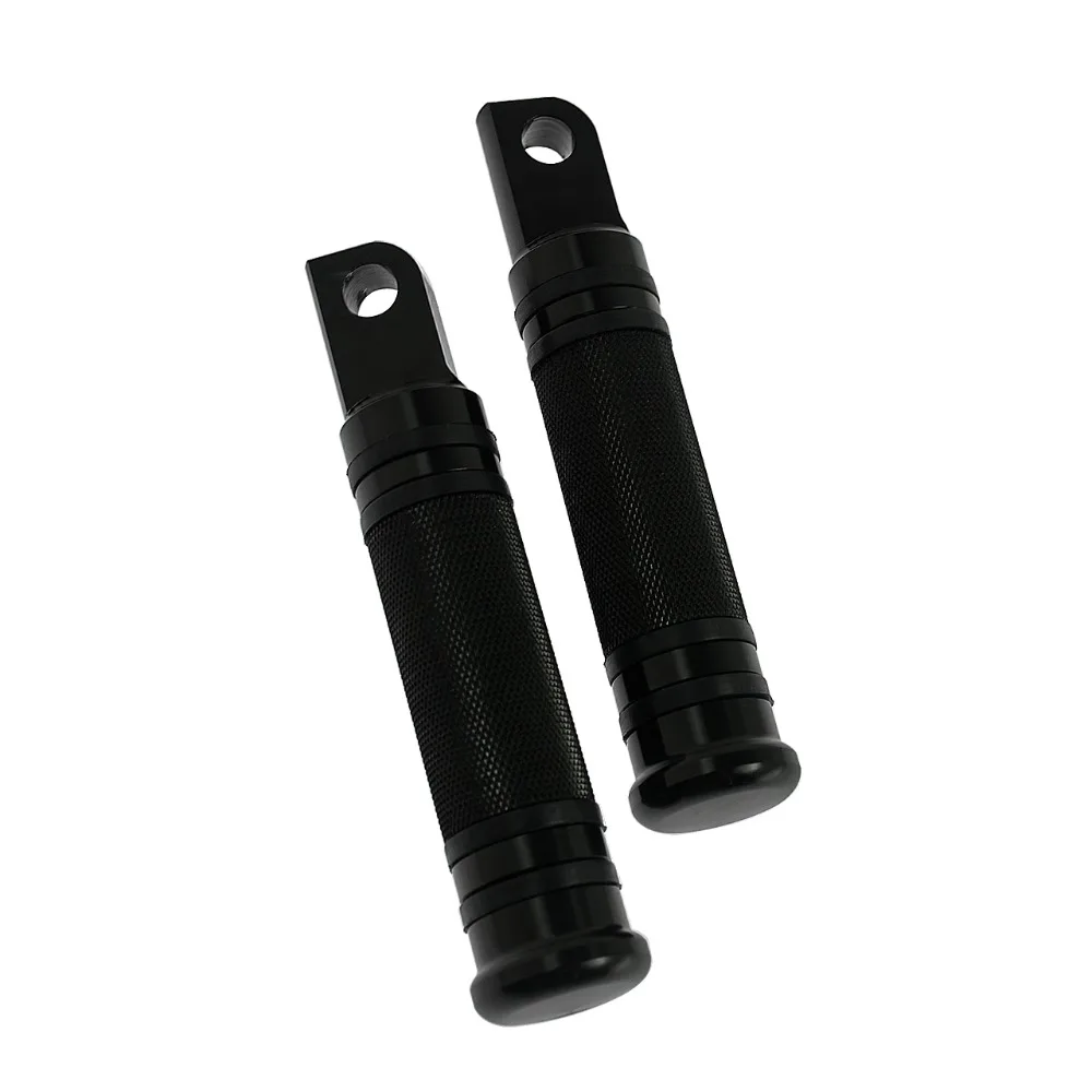 Repose-pieds moto CNC noir/хром repose-pieds алюминиевый avec комплект de monage broches pour Harley спортивный Железный XL 883 1200 883R