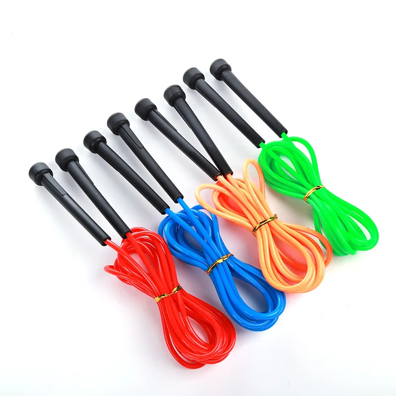 New Style Candy-Colored Barrel Rubber Jump Rope Creative Students Athletic Game Training for Jump Rope photo
