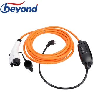 

16A 3.6KW Level 2 EV Charger Type 1 Portable EVSE EU Schuko Plug SAE J1772 Connector Electric Vehicle Car Charging