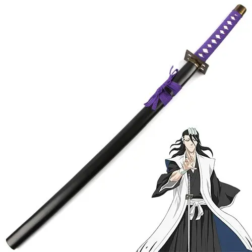 Отбеливающий аниме косплей меч Byakuya Kuchiki Senbonzakura деревянный декоративные поставки