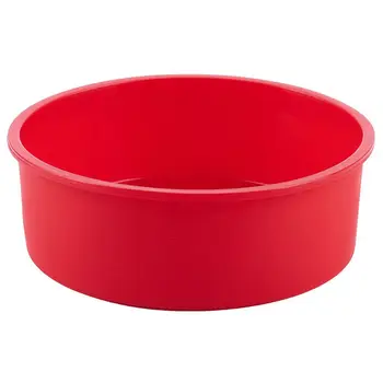 

DIY Mold Round Silicone Cake Pastry Fondant Birthday Tray 17.5cm