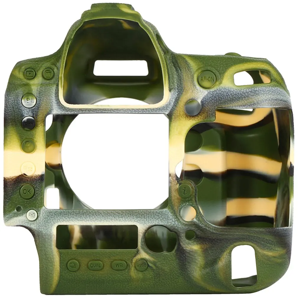 Camouflage Чехол для Камеры нескользящий износостойкий удобный портативный прочный для Nikon D5 силиконовый чехол с ручкой - Цвет: Camouflage