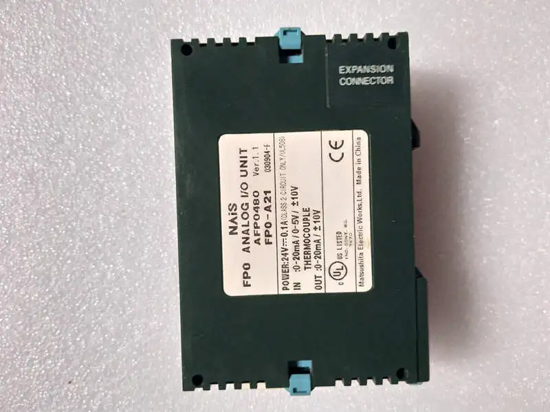 FP0-A21 FPO-A21 NAIS MATSUSHITA AFP0480 аналоговый I/O блок Panasonic PLC б/у