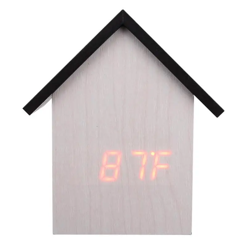 2 LED Mirror Alarm Clock Digital Snooze Table Clock Wake Up Light Electronic Large Time Temperature Display Home Decoration Clock - Цвет: 2