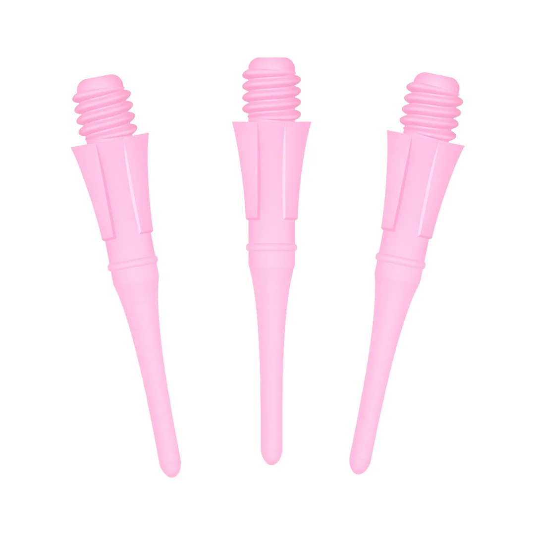 Lot De 100 Pointes De Fléchettes En Plastique - Filetage 2BA, 8 Couleurs Assorties, Pour Softdart