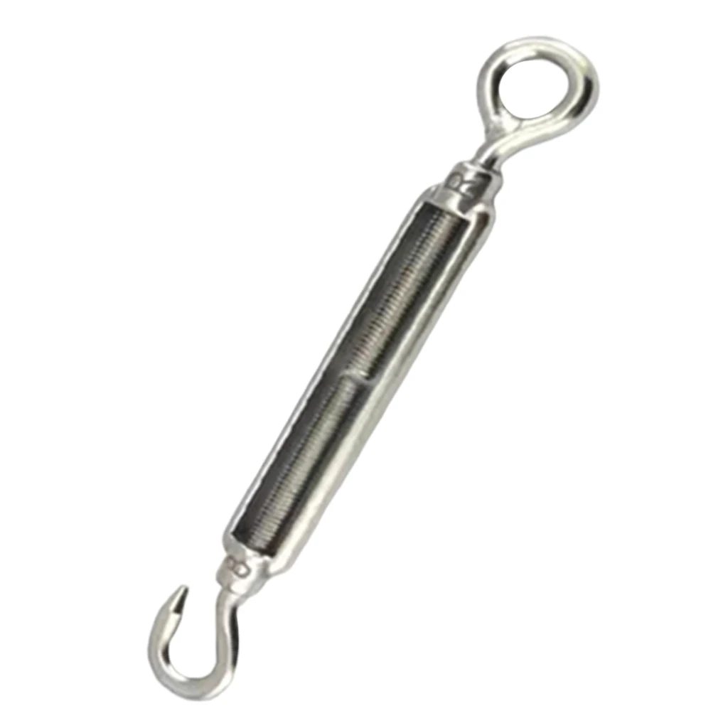 Wire Rope Cable Hook & Eye Turnbuckle, Stainless Steel Boating Hardware
