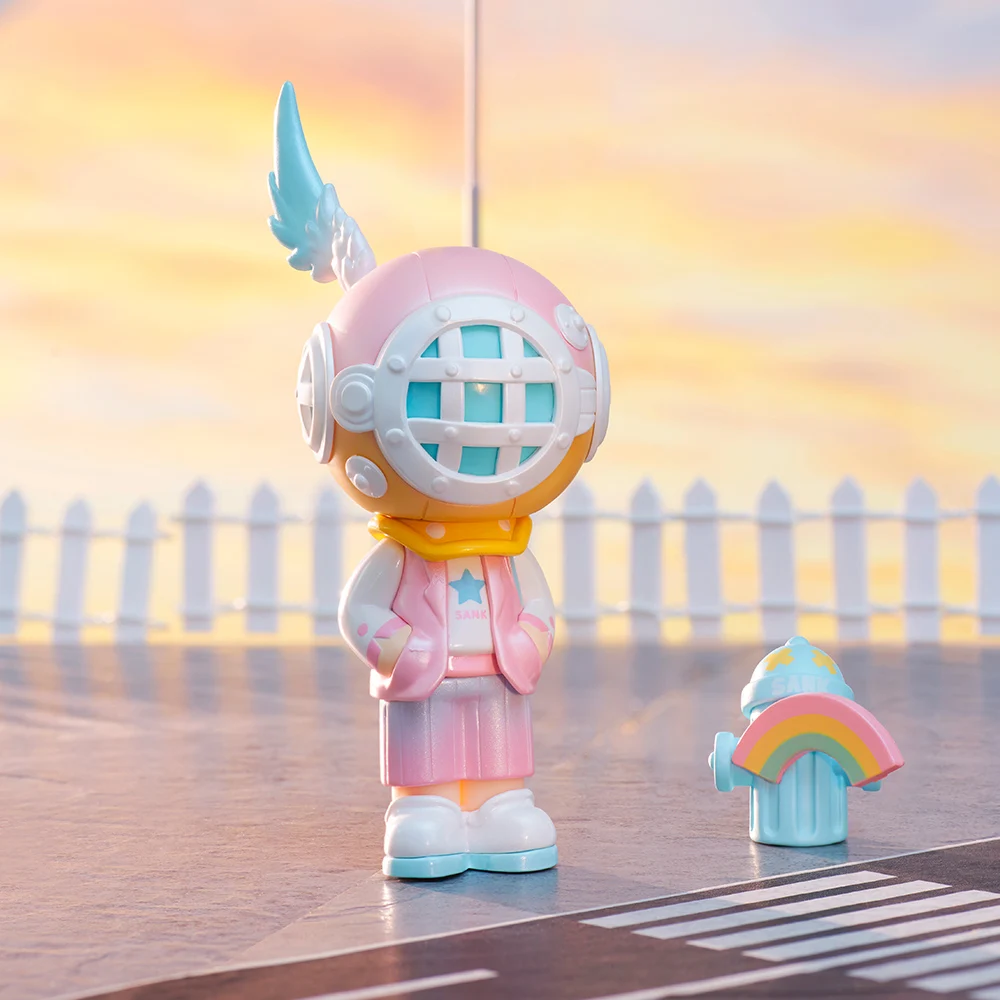 Kawaii Sank Road Journey Series Scatola Cieca Giocattoli Borsa Per Indole Caja Sorpresa Modello Desktop Carino Scatola A Sorpresa Di Mistero Per Regal