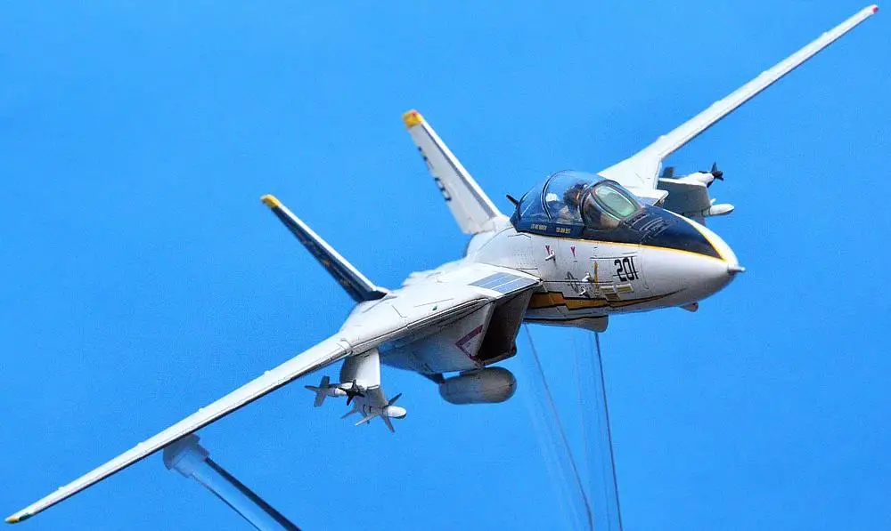 Калибр крылья США F-14A мужской Кот VF-33 1/72 литой самолет модель самолета