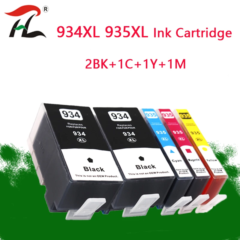 5PK 934XL 935XL совместимый с HP чернильные картриджи hp 934 для Officejet Pro 6812 6830 6815 6835 6230 6820