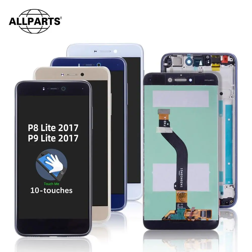 Оригинальный ЖК-дисплей для Huawei P9 lite 2017 дисплей сенсорный экран с рамкой Замена
