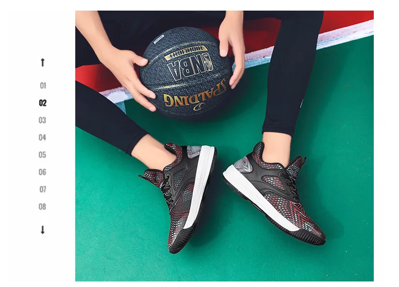 Мужские дышащие баскетбольные кроссовки Streetball Master противоскользящие носимые Сникеры Данк отскок тренажерный зал открытый спортивный Jordan обувь