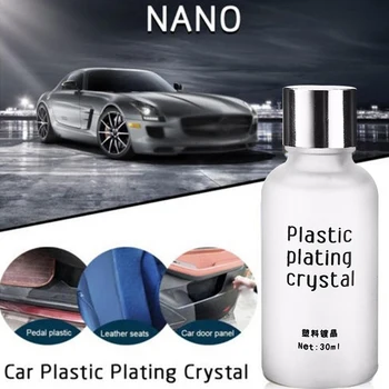 

Durable Car Coating Plastic Plating Refurbishing NANO Liquid Glass Protective Agent Auto Coating Multi-Functional 30ML