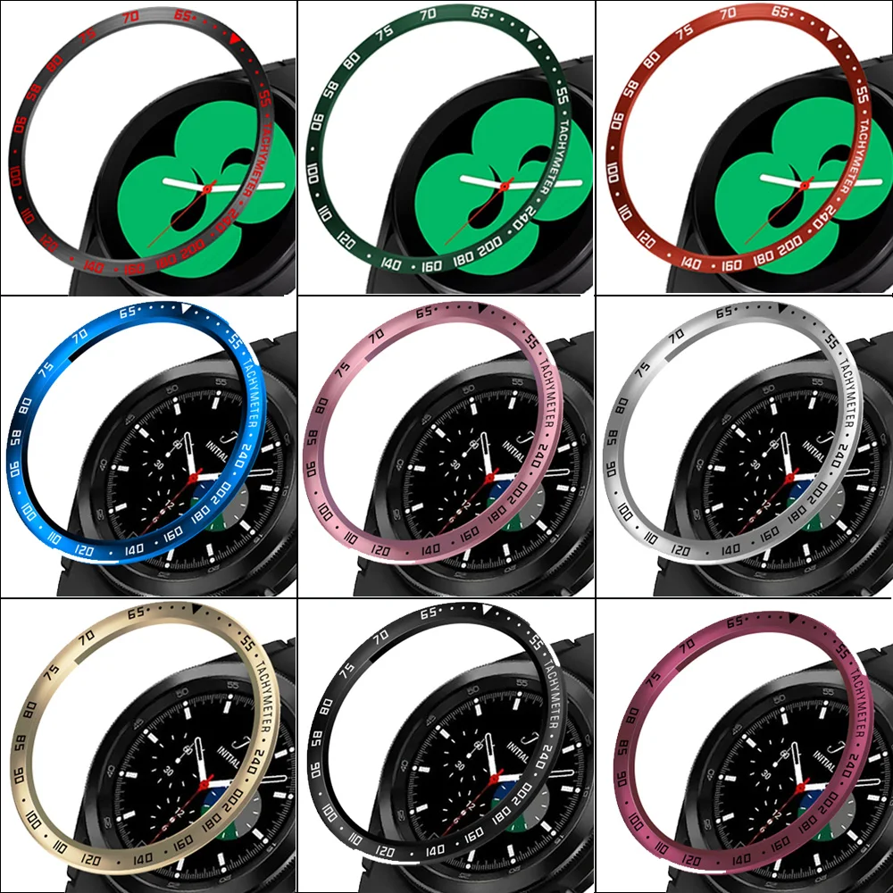 Кольцо для Samsung galaxy watch 4 Classic 42 мм 46 защитный чехол из нержавеющей стали | Наручные