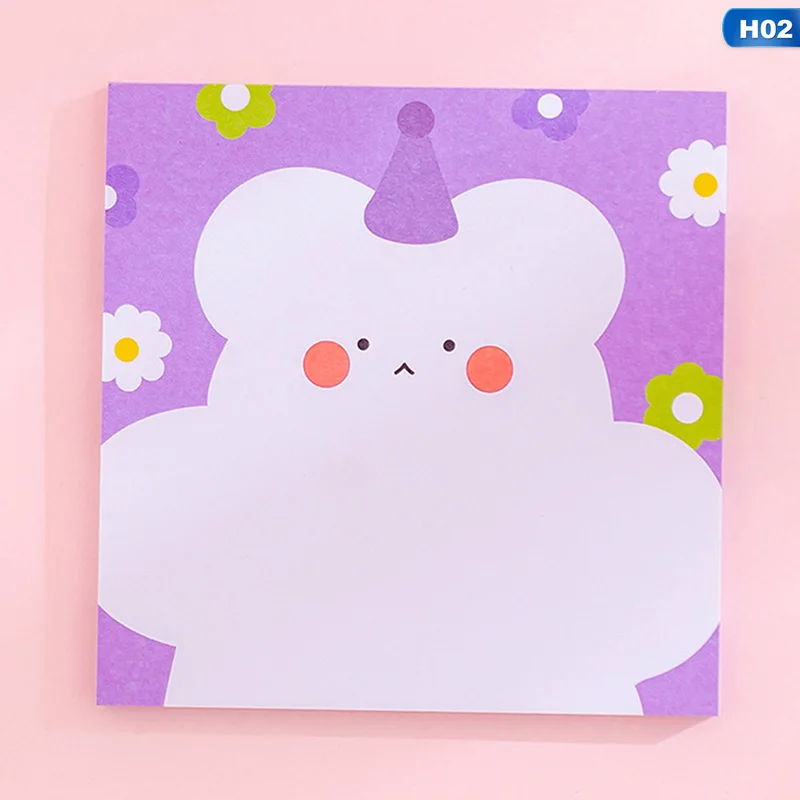 Lovely Cartoon Candy Bear Memo Pad Kawaii Stationery Diary DIY Sticky Notes Planner Notepad School Office Supply - Цвет: H02