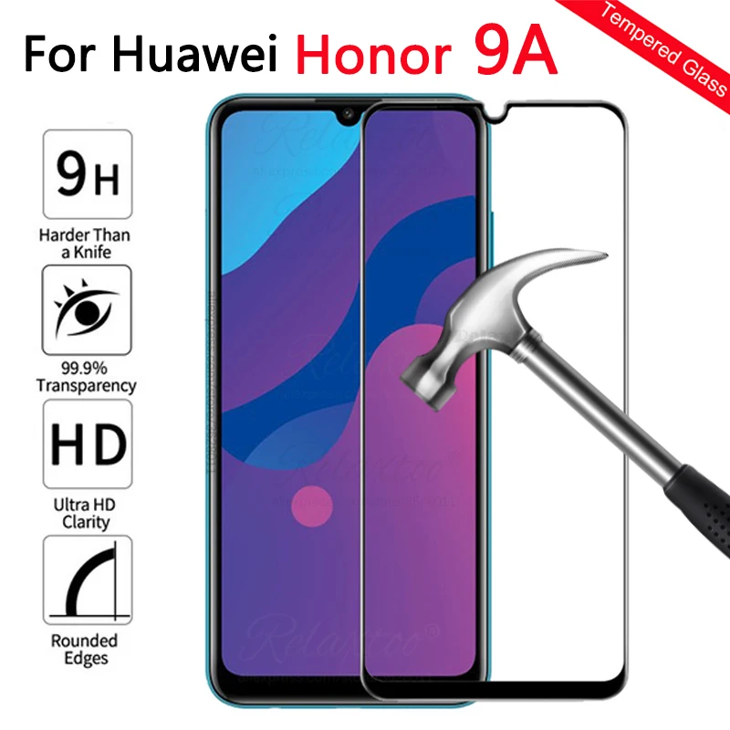Защитное стекло закаленное 3D для Huawei Honor 9A/A9/Moa-lx9n |