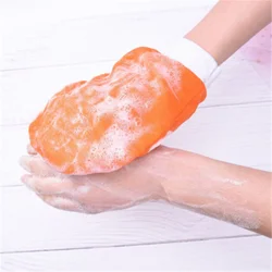 1PC Portable Bath Scrub Glove Exfoliating Body Facial Tan Massage Glove Exfoliator Glove Bath Shower Wash Hot Bathing Tool