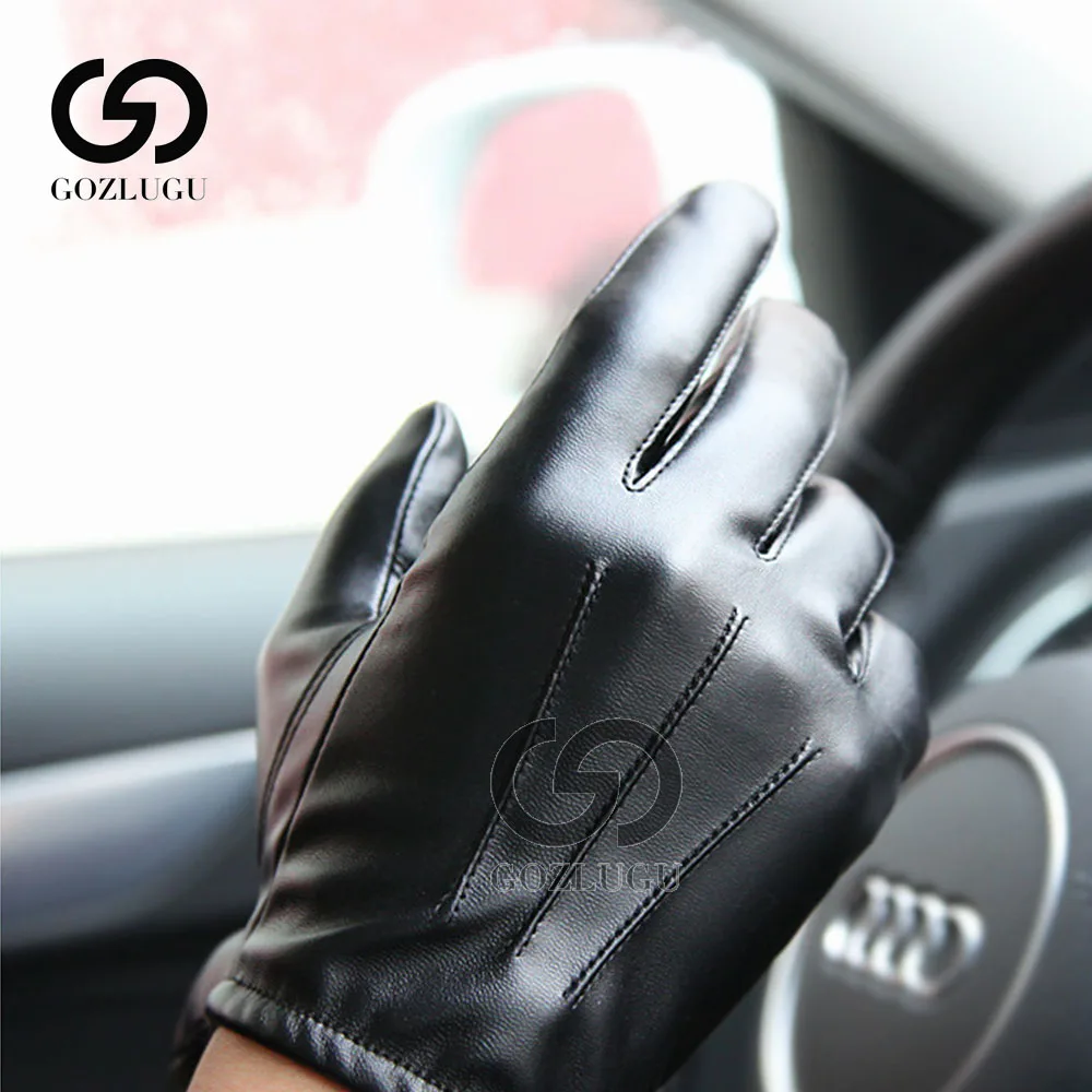 Guantes тактильные перчатки женские перчатки для сенсорного экрана Мужские кожаные перчатки Осень Зима полный палец унисекс luvas