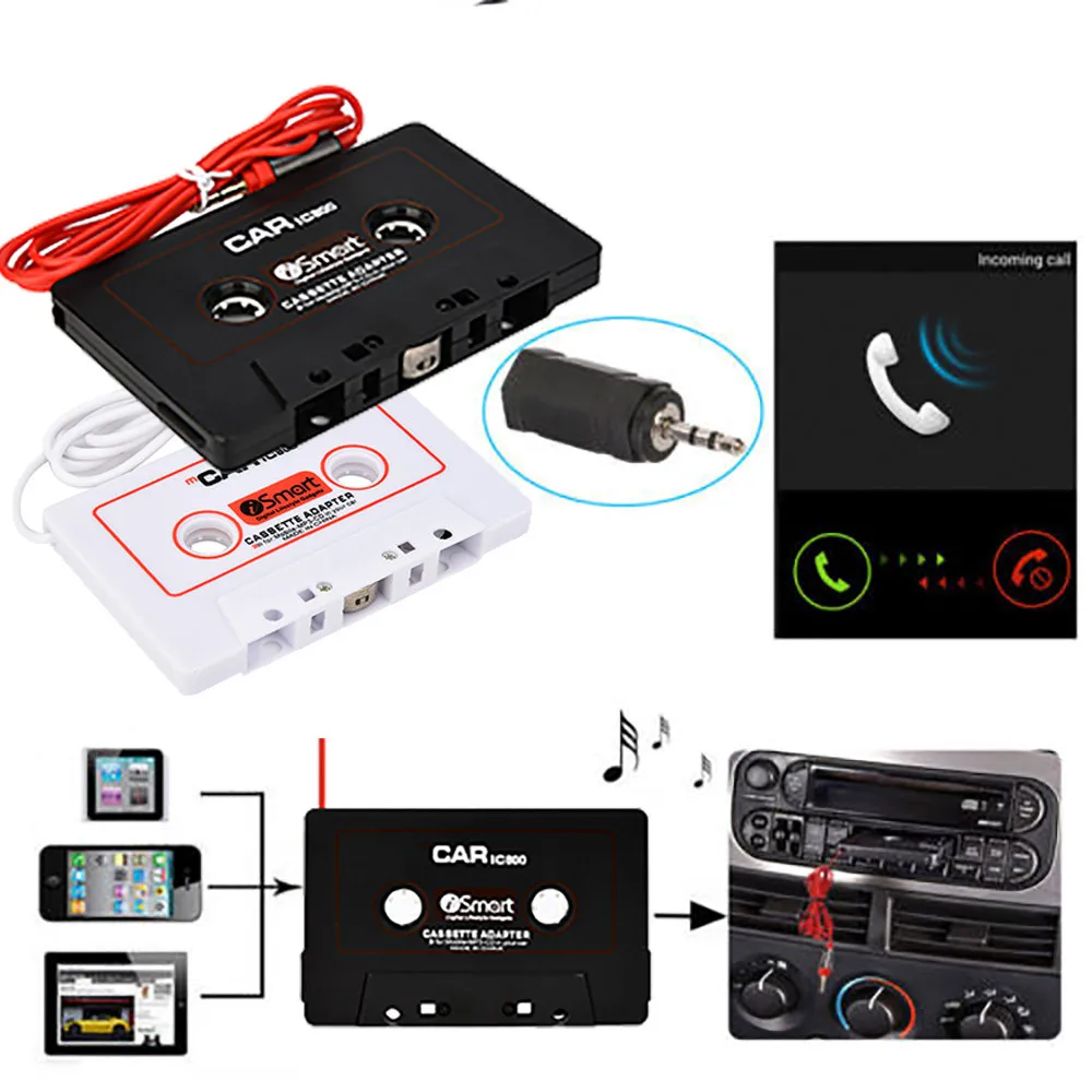 Автомобильный мини-кассета IC800 3 5 мм AUX аудио адаптер для MP3/MP4 музыки Enjoy 30 |