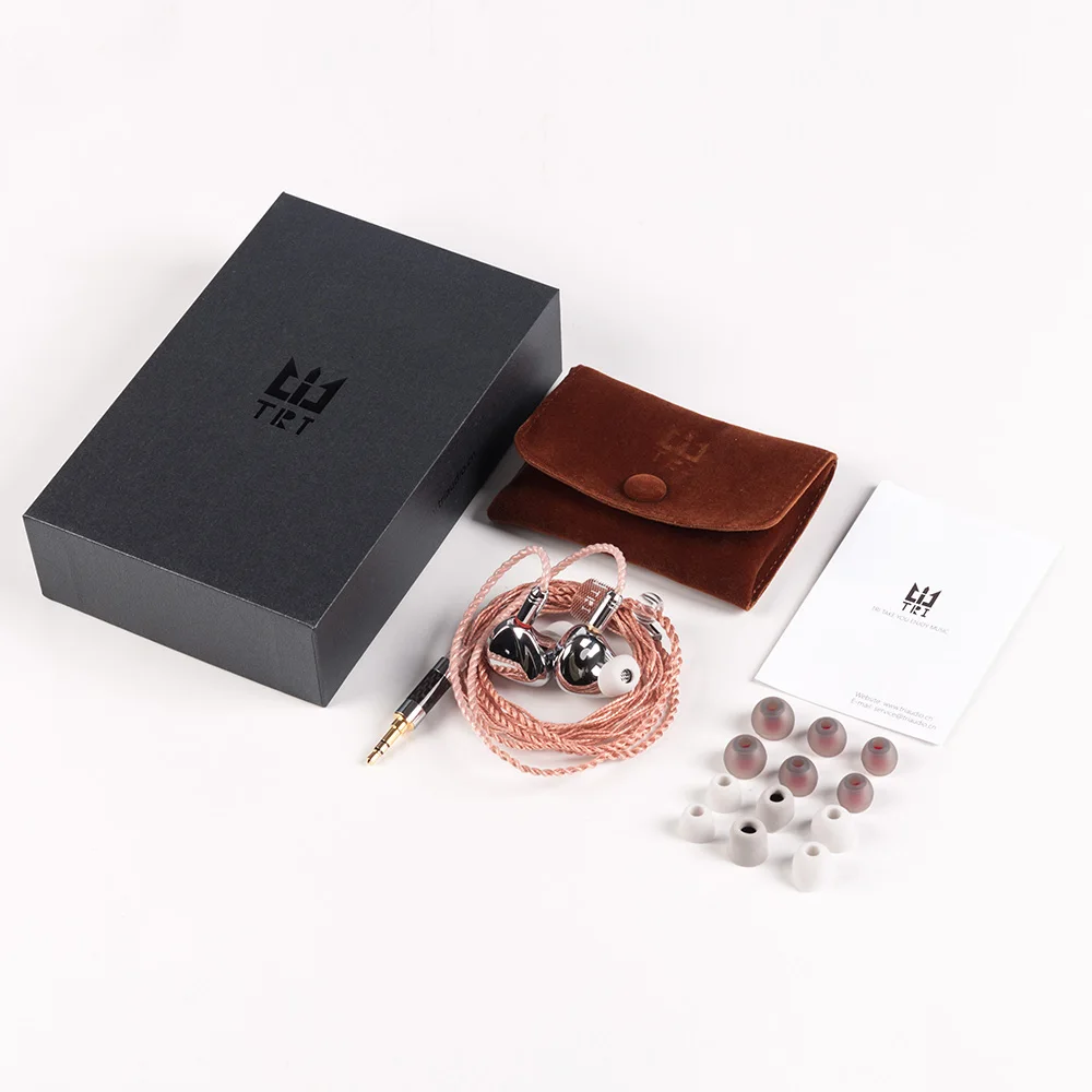 KB EAR TRI I3 In Ear Metal Earphone Dynamic Driver Blanced Armature Driver Unit HIfi Earbuds Music Headset With MMCX Connector