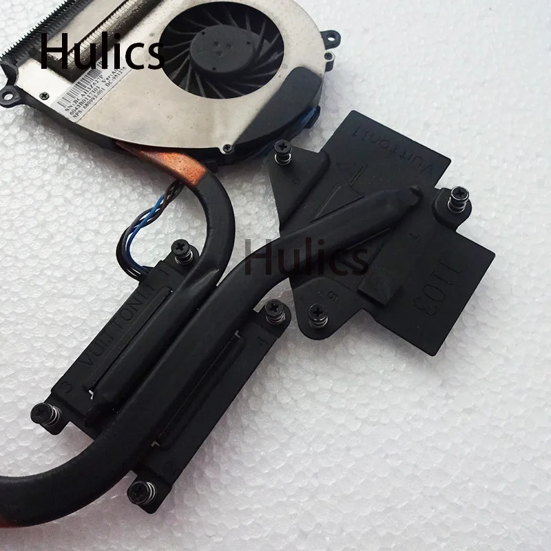 Hulics для HP 689993 Envy 17 Envy 17-3000 серии cpu двойной вентилятор и радиатор SPS 689993-001