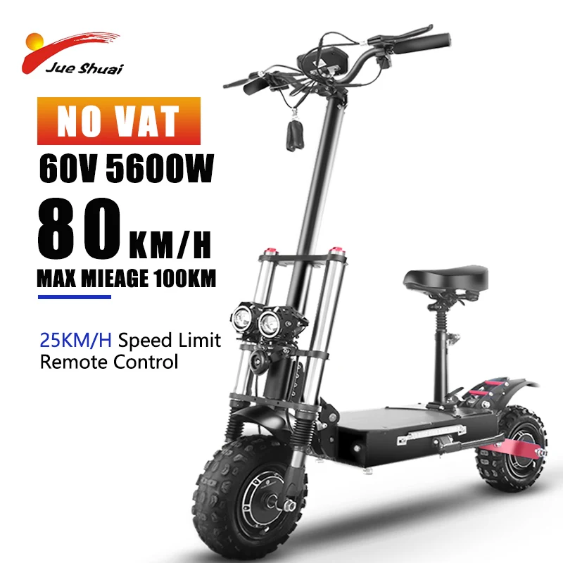 EU STOCK 60V Electric Scooter 5600W Dual Motor Electric Scooters Adults