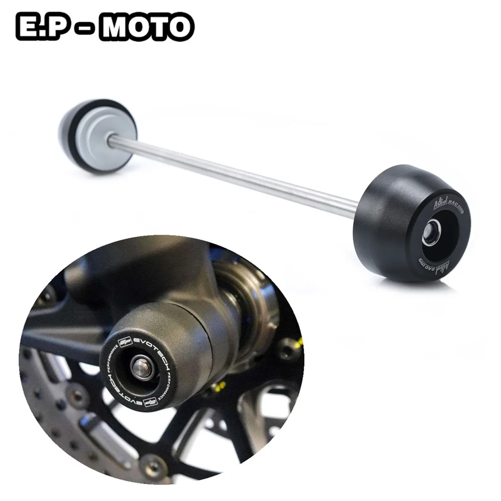 Для Kawasaki ZX6R Ninja 636 09-18 ZX10R 11-19 Z1000 07-19 Z800 13-16 передняя ось мотоцикла вилка крушение ползунки колеса протектор