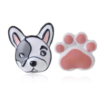 Aretes De Mujer Oorbellen серебряные серьги собака и лапа серьги оптом ювелирные изделия для женщин детские мужские серьги