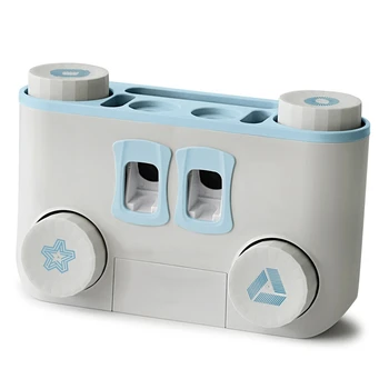 

Multifunction Toothbrush Holder Storage Toothpaste Cosmetics Dust-Proof Bathroom Accessories Convenient Toothpaste Dispenser