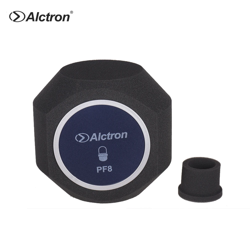 

Alctron PF8 Professional Studio Desktop Recording Microphone Mic Windscreen Acoustic Filter Noise Reduction Foam Shield