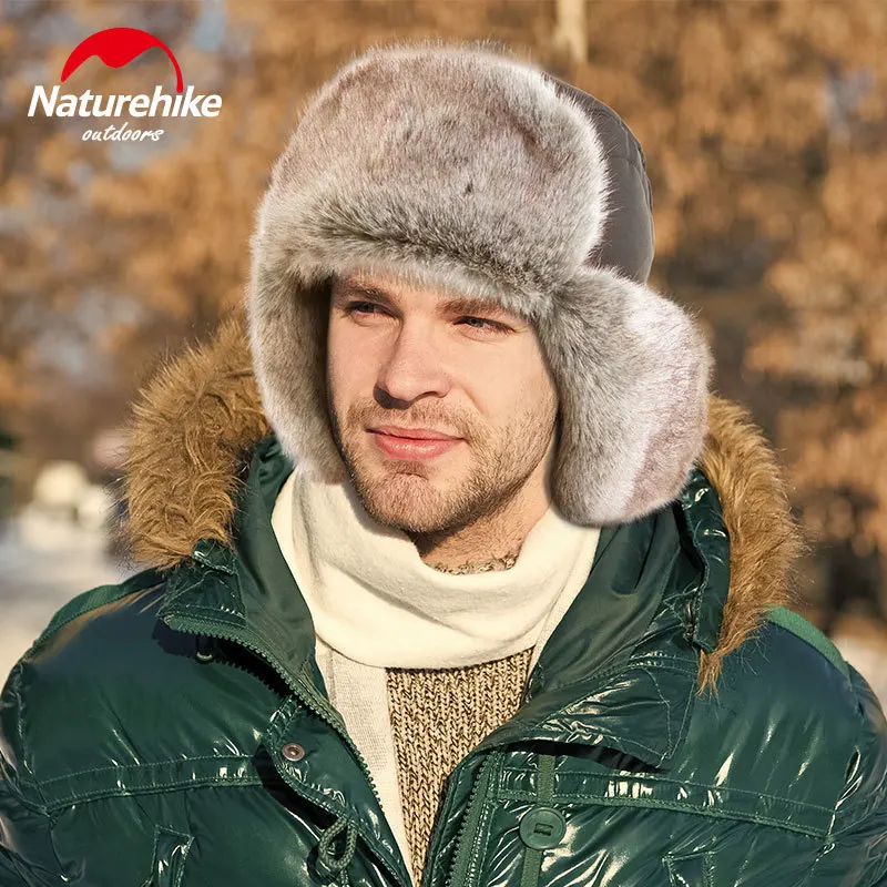 3 слойная утолщенная зимняя Лыжная шапка Naturehike для мужчин и женщин охоты