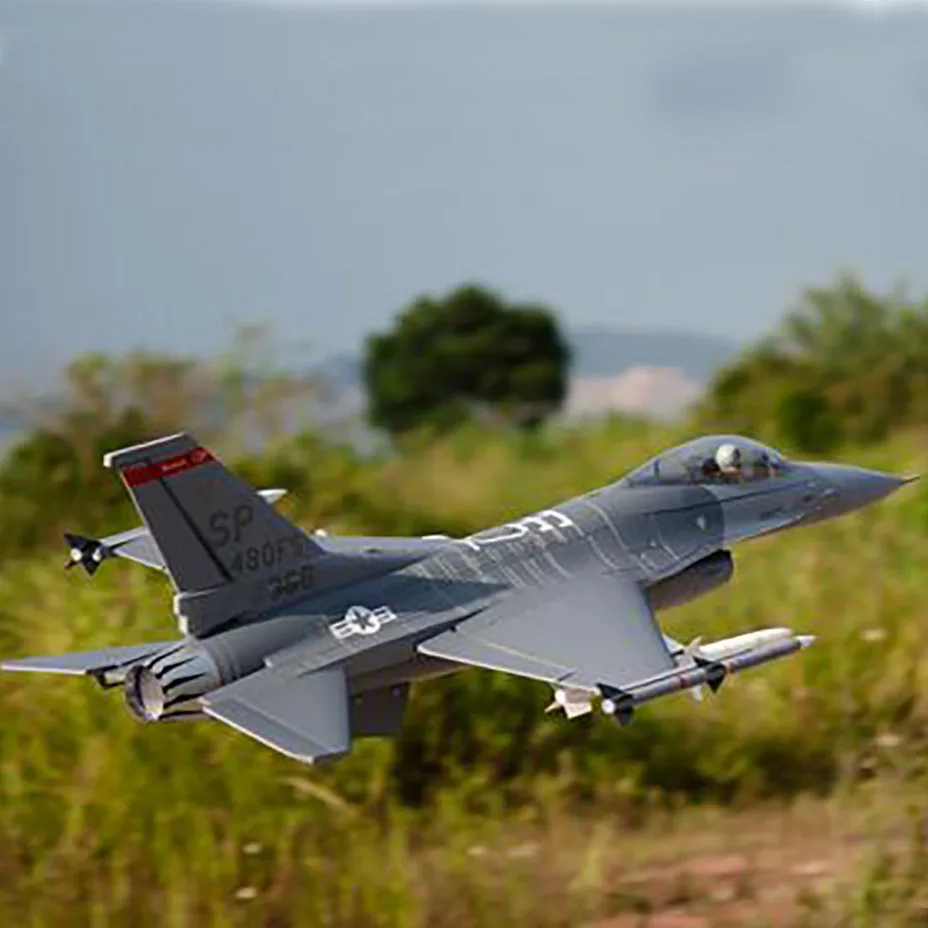Радиоуправляемый самолет EDF jet New Freewing Flightline F16 модель самолета 70 мм PNP и комплект F
