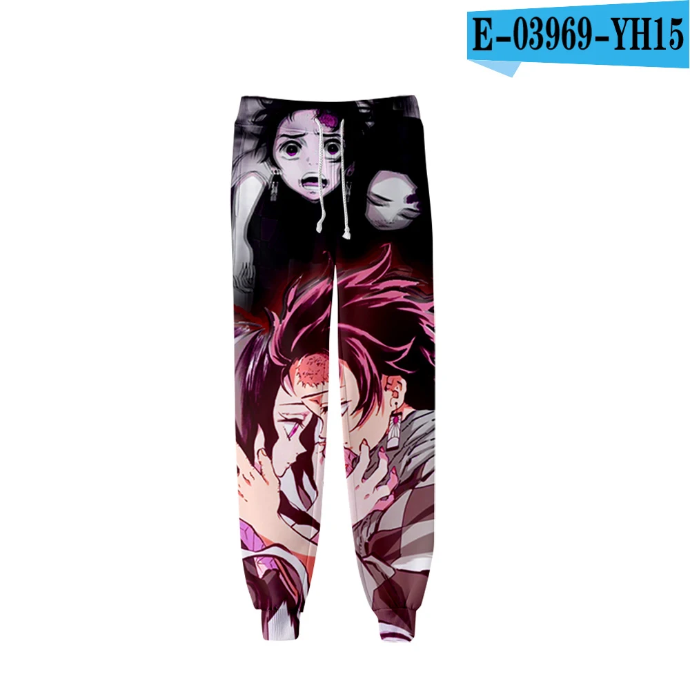 3D pants Удобные, модные, популярные, новые, подходящие 3D штаны для мужчин/wo, мужские, Осенние, в стиле хип-хоп, повседневные, Demon Slayer, штаны для мальчиков/девочек - Цвет: 3D pants