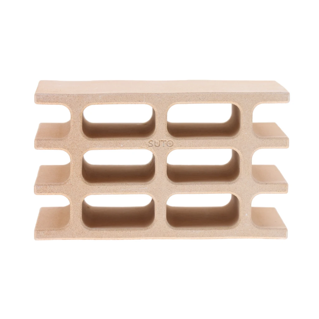 Ceramic Spawning Brick Aquarium Shrimp Breeding Cave Baby Fishes Tank Beige