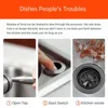 Kitchen Food Waste Disposers Garbage Processor Stainless Sink Household Shredder Accessories Wet Convenience Utility Artifact 5