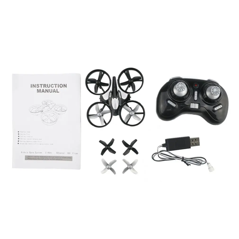 

H36 Mini Drone RC Drone Quadcopters Headless Mode One Key Return WiFi Wireless Six Axles RC Helicopter Toys Gift For Kids