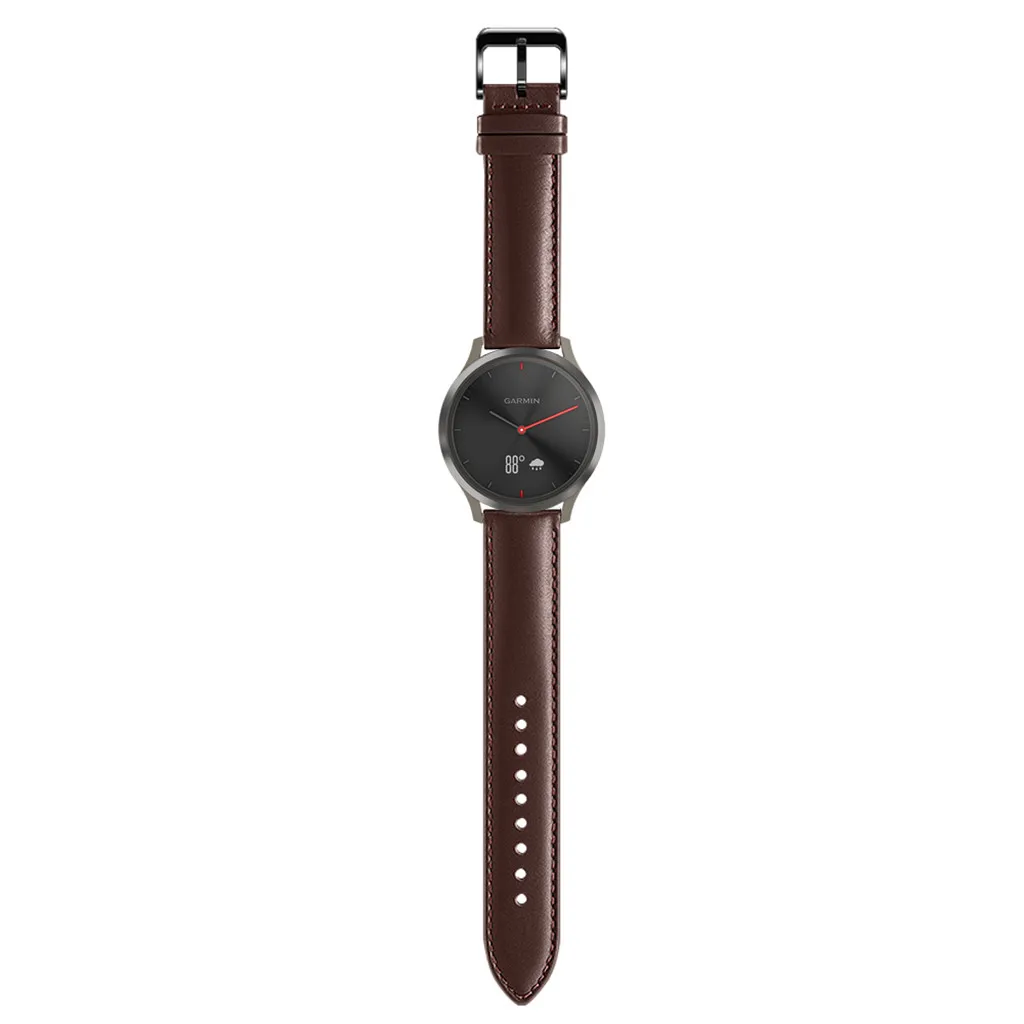 Для Garmin vivomove HR часы легко подходят 20 мм ширина удобные кожаные аксессуары ремешок для браслета сменный ремешок наручный браслет