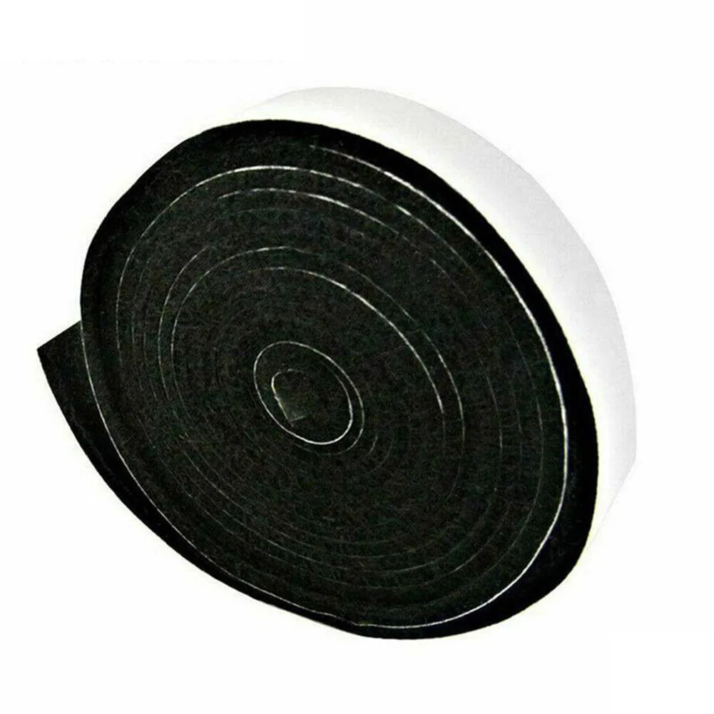 1 Roll High Heat Barbecue Smoker Gasket BBQ Door Lid Seal Adhesive Sealing Tape for Barbecue Grill BBQ Accessories 2.0cmX2.5M TB